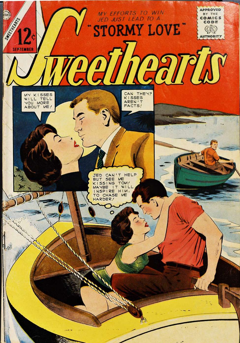 Comic Book Cover For Sweethearts 78
