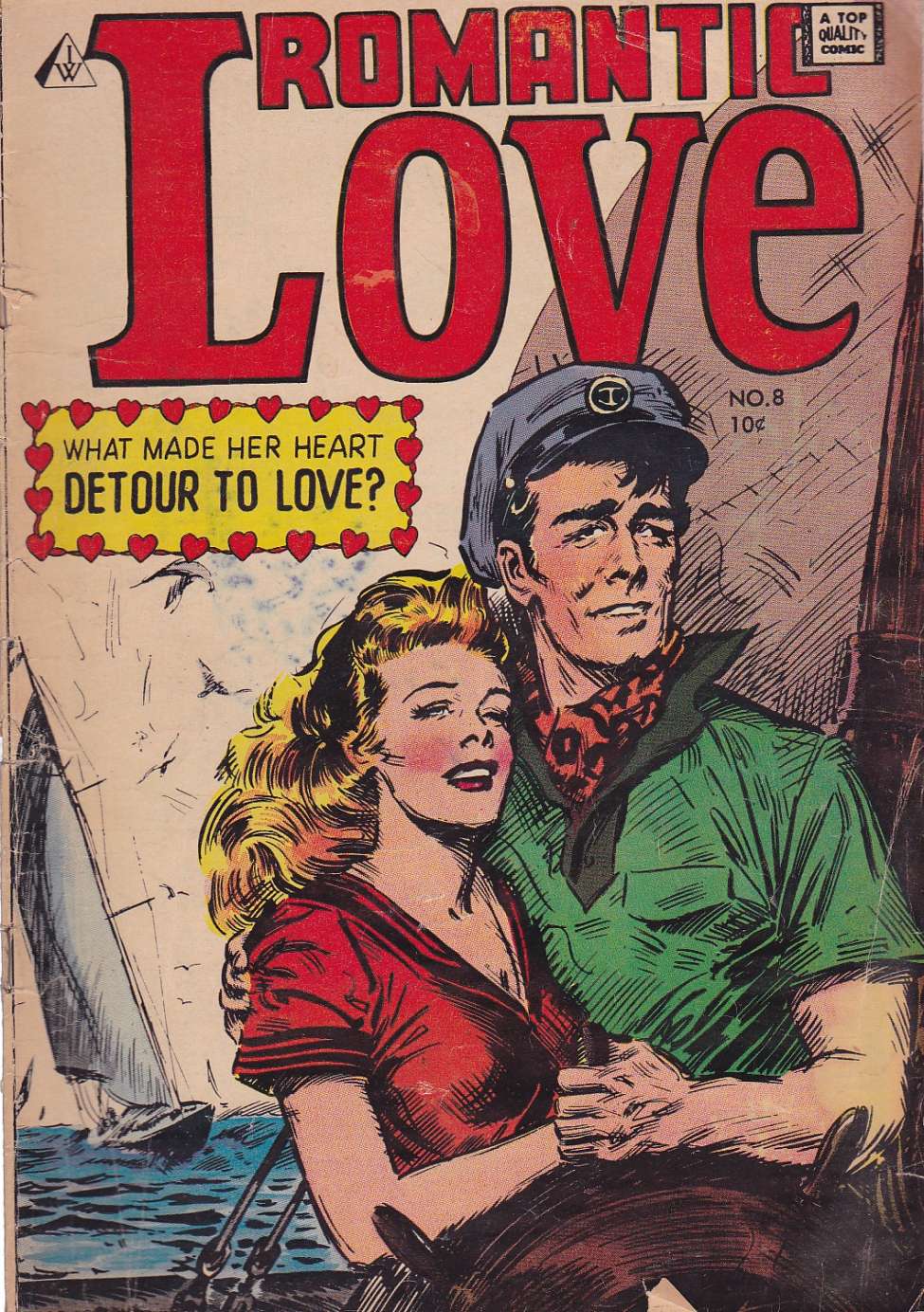 Comic Book Cover For Romantic Love 8