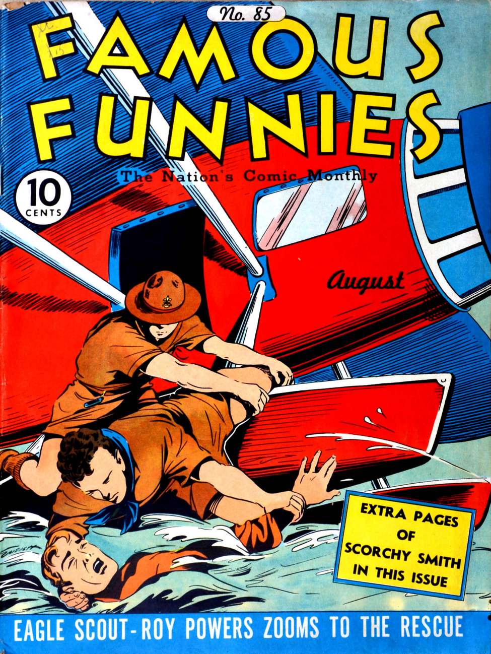Book Cover For Famous Funnies 85 - Version 1