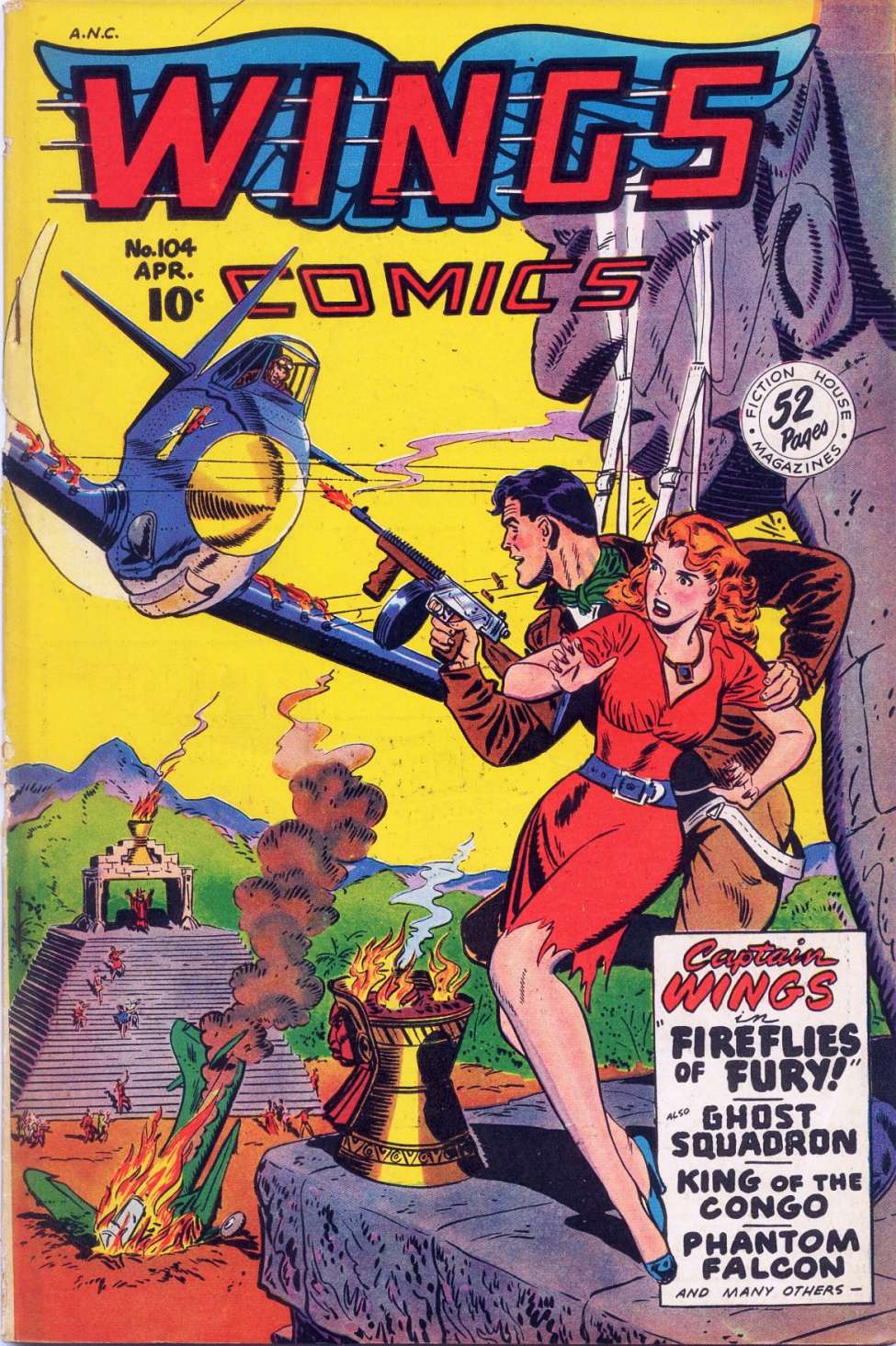Comic Book Cover For Wings Comics 104