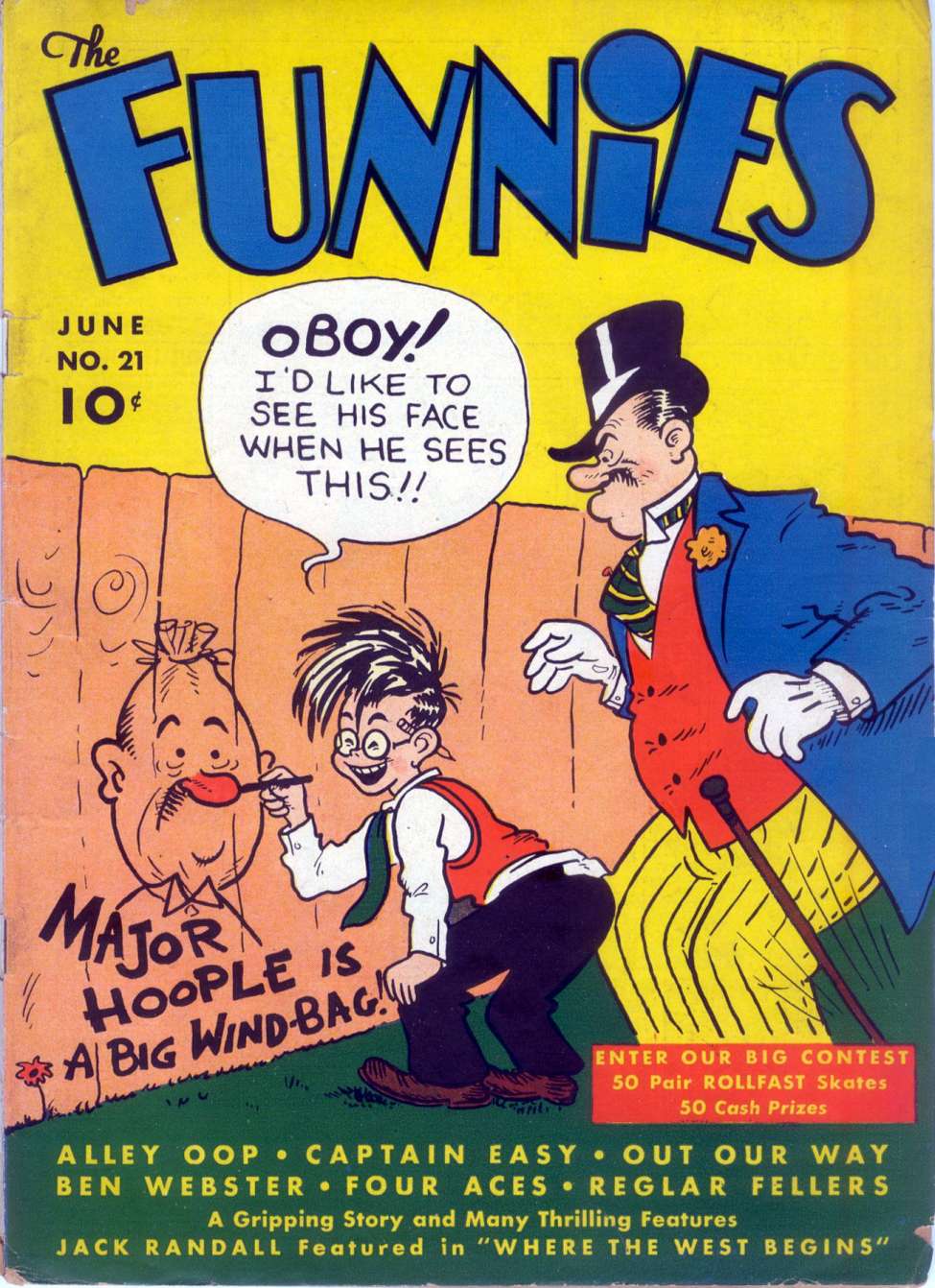 Comic Book Cover For The Funnies 21
