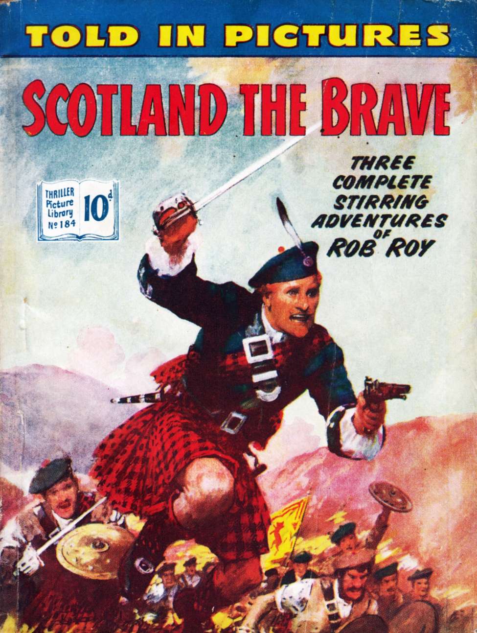 Book Cover For Thriller Picture Library 184 - Scotland the Brave