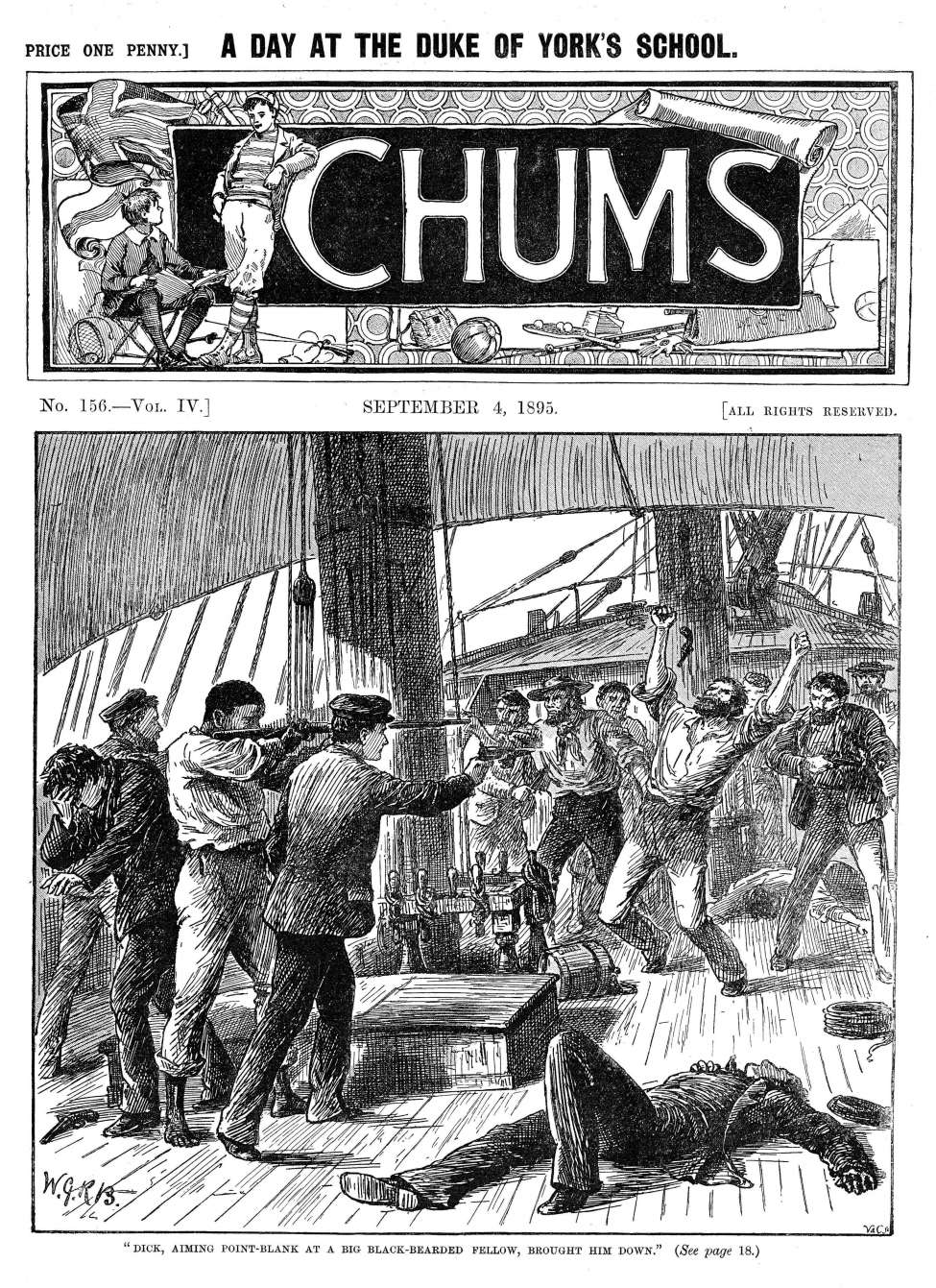 Comic Book Cover For Chums 156 - From Fag To Monitor