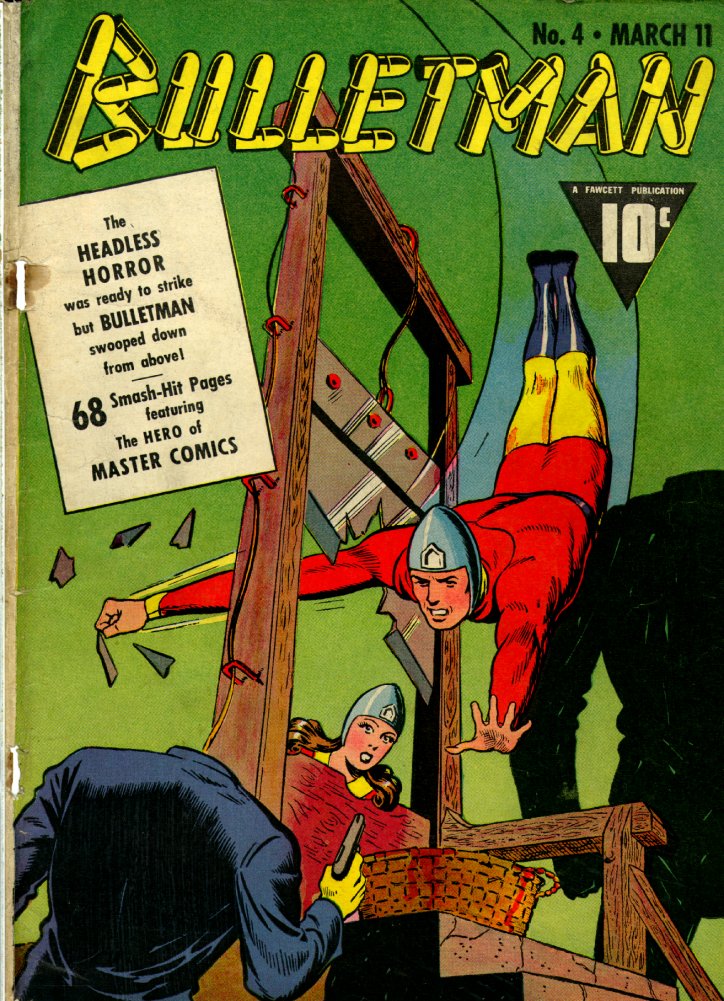 Comic Book Cover For Bulletman 4