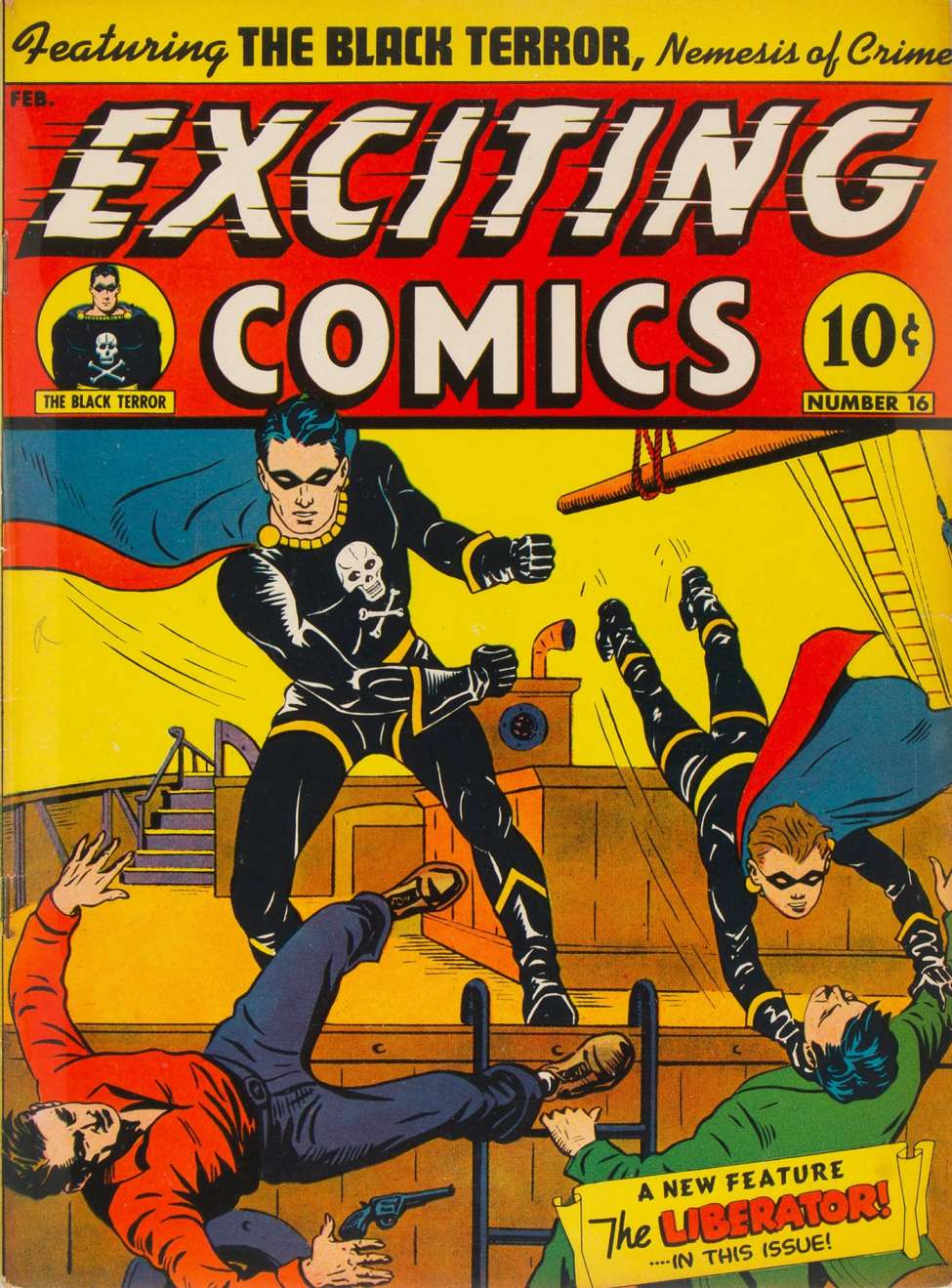 Book Cover For Exciting Comics 16