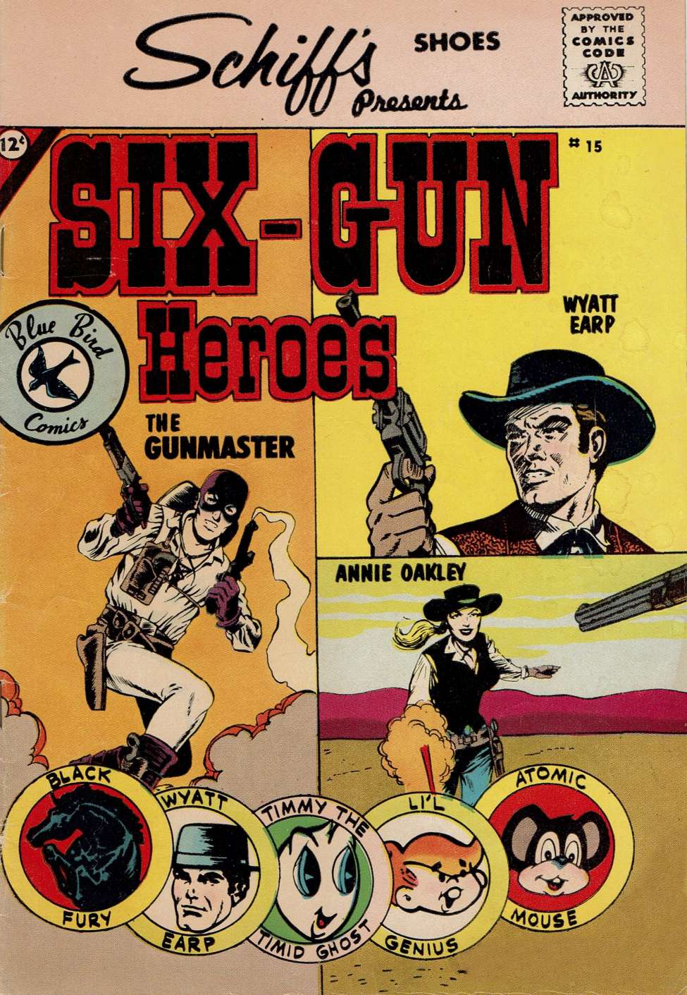 Book Cover For Six-Gun Heroes 15 (Blue Bird)