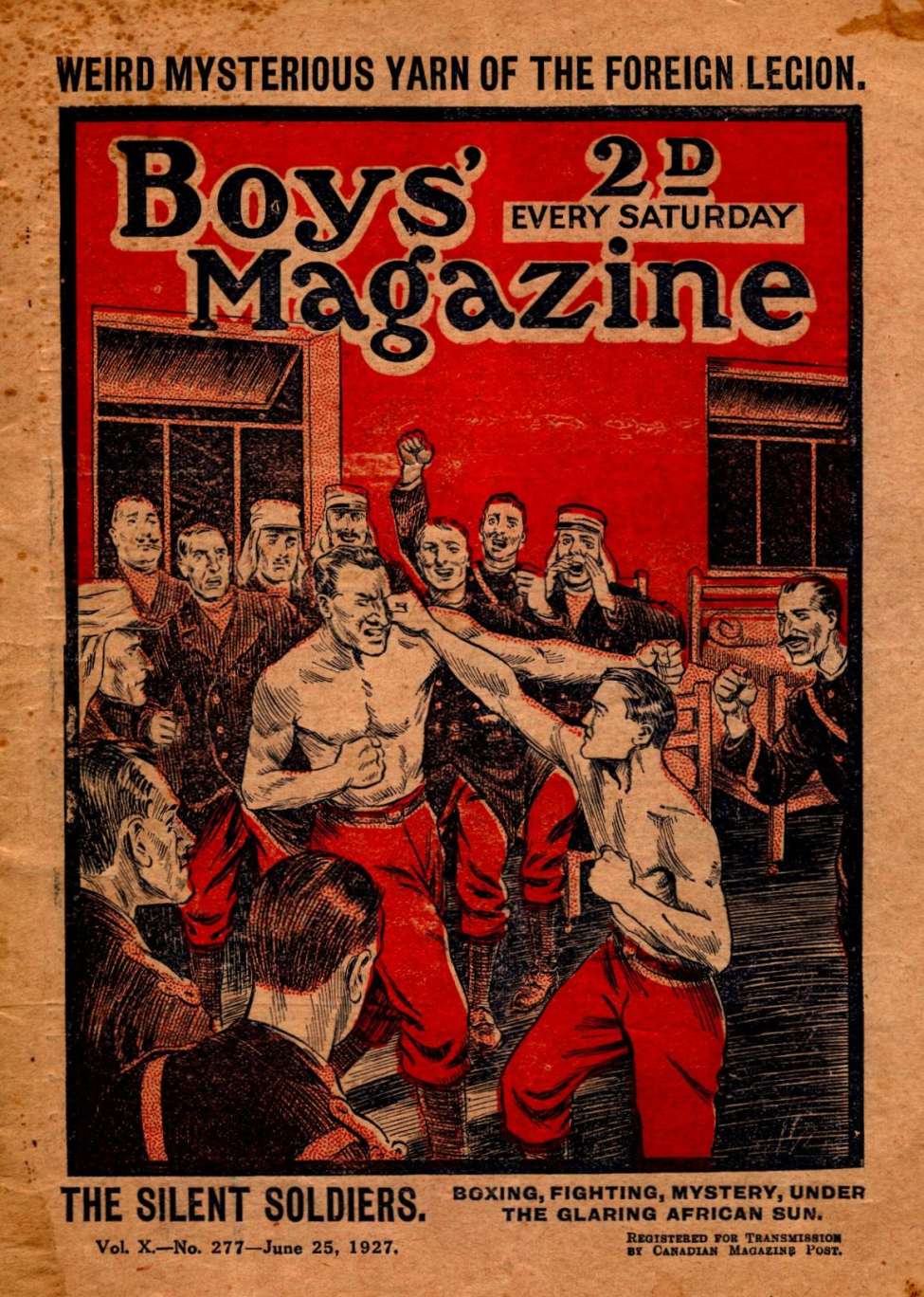 Book Cover For Boys' Magazine 277