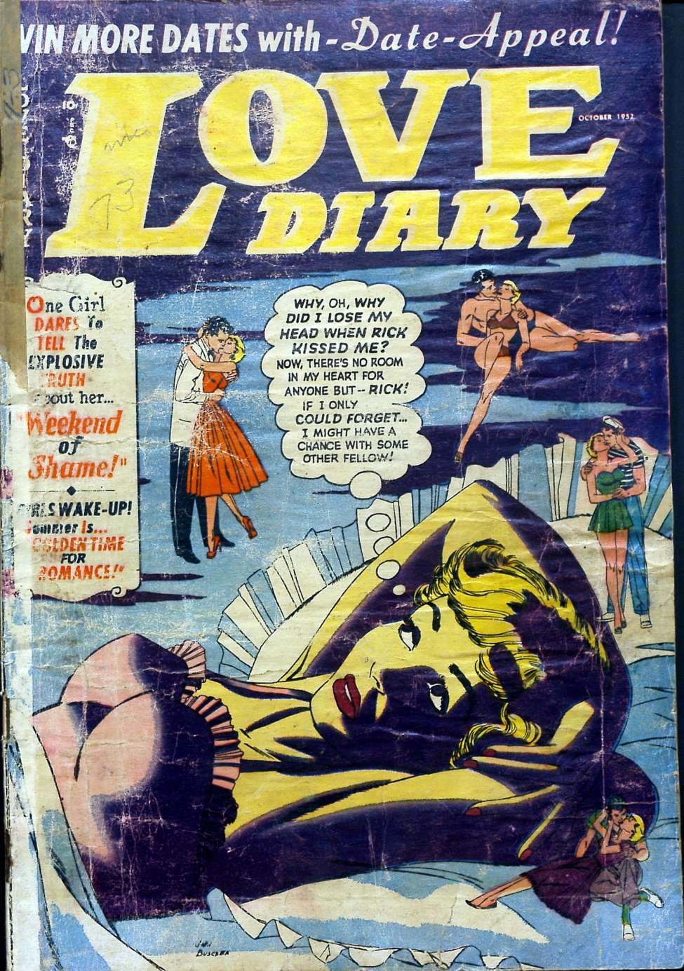 Comic Book Cover For Love Diary 31