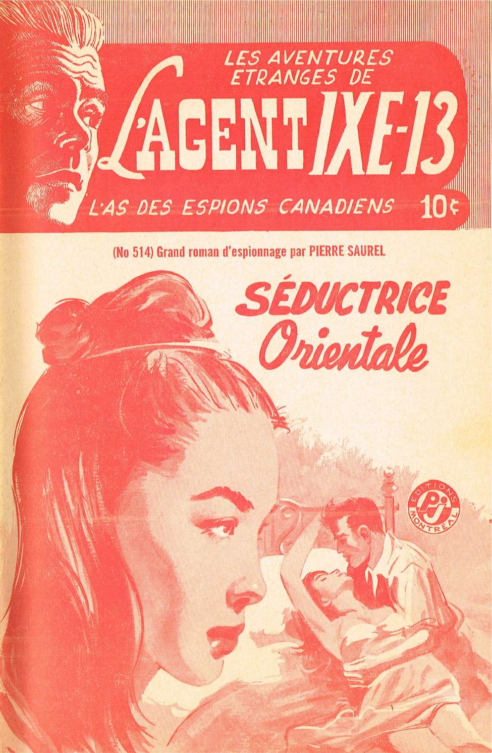 Book Cover For L'Agent IXE-13 v2 514 - Séductrice orientale