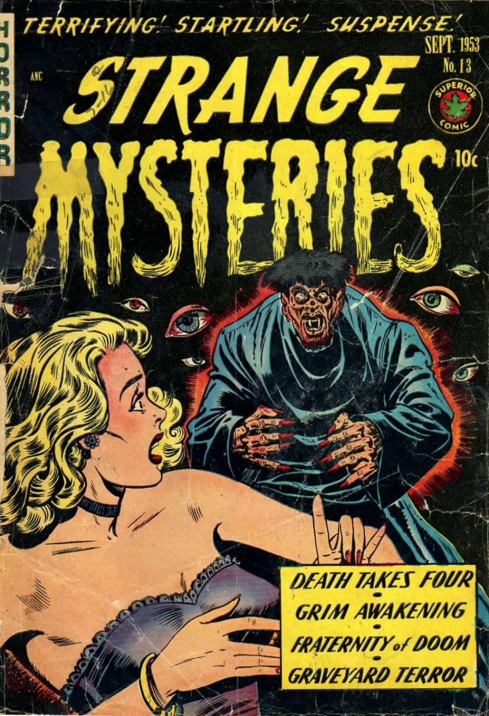 Book Cover For Strange Mysteries 13