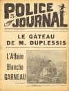 Cover For Police Journal v5 44 - Le gâteau de M. Duplessis