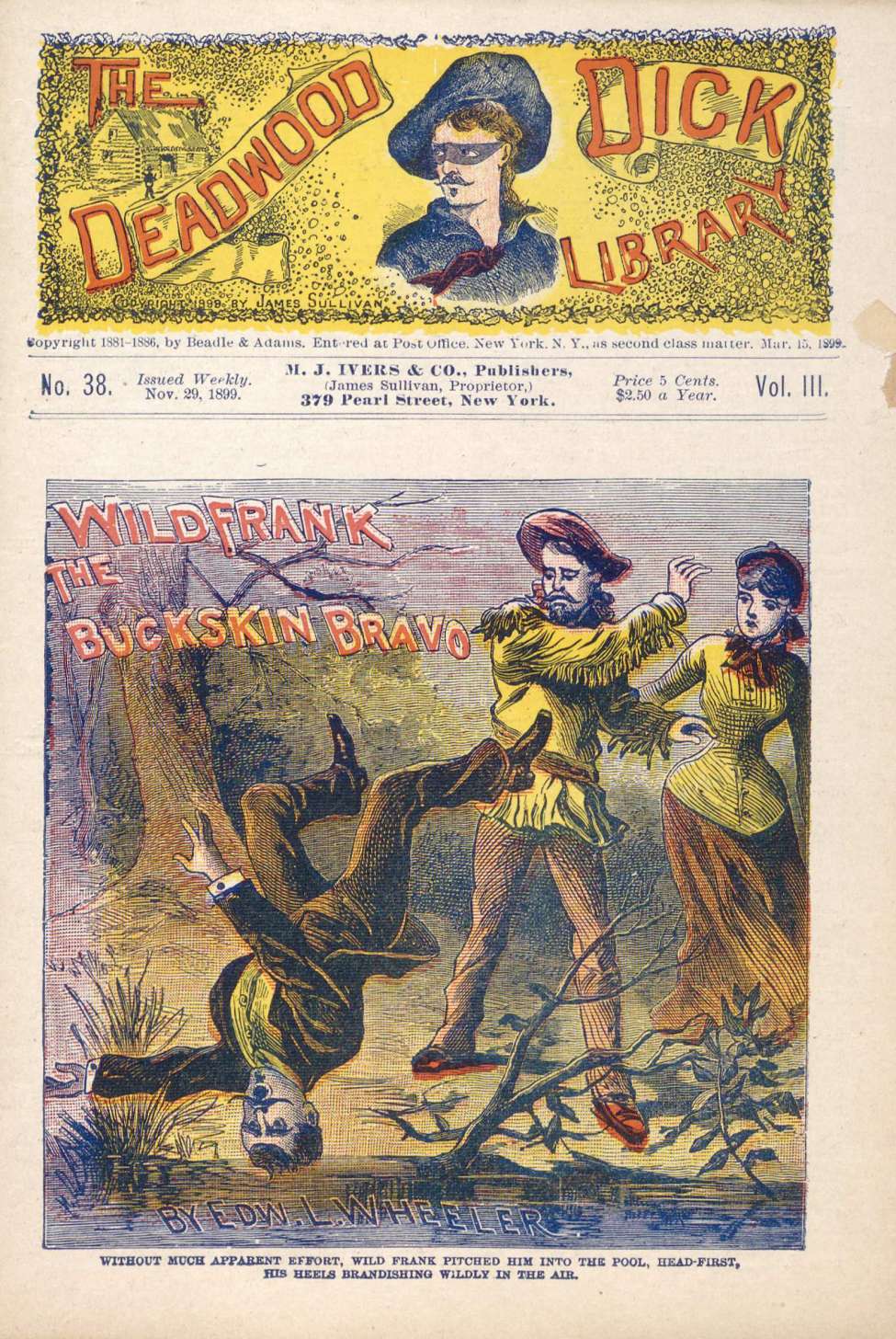 Book Cover For Deadwood Dick Library v2 38 - Wild Frank, the Buckskin Bravo