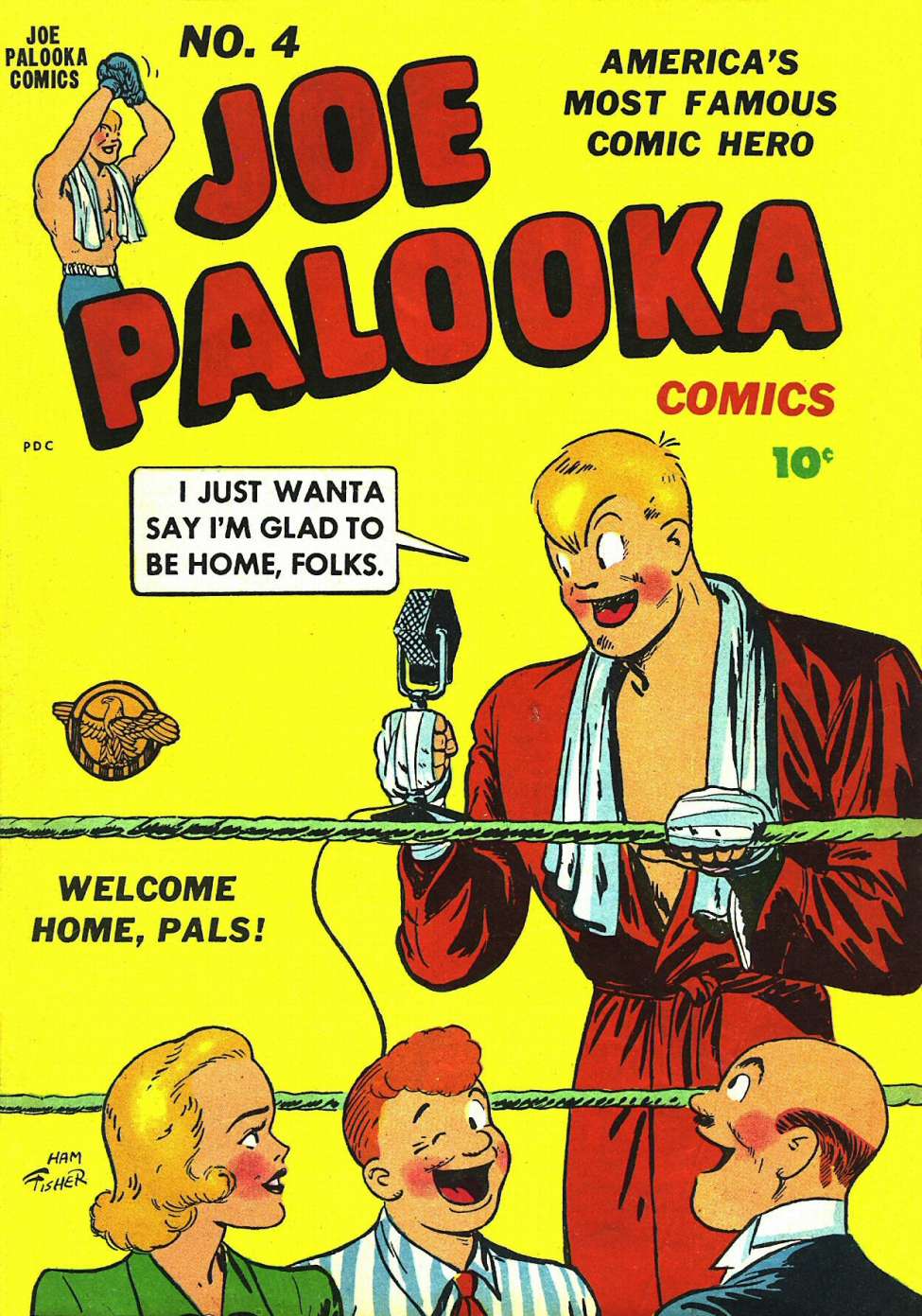 Comic Book Cover For Joe Palooka Comics 4