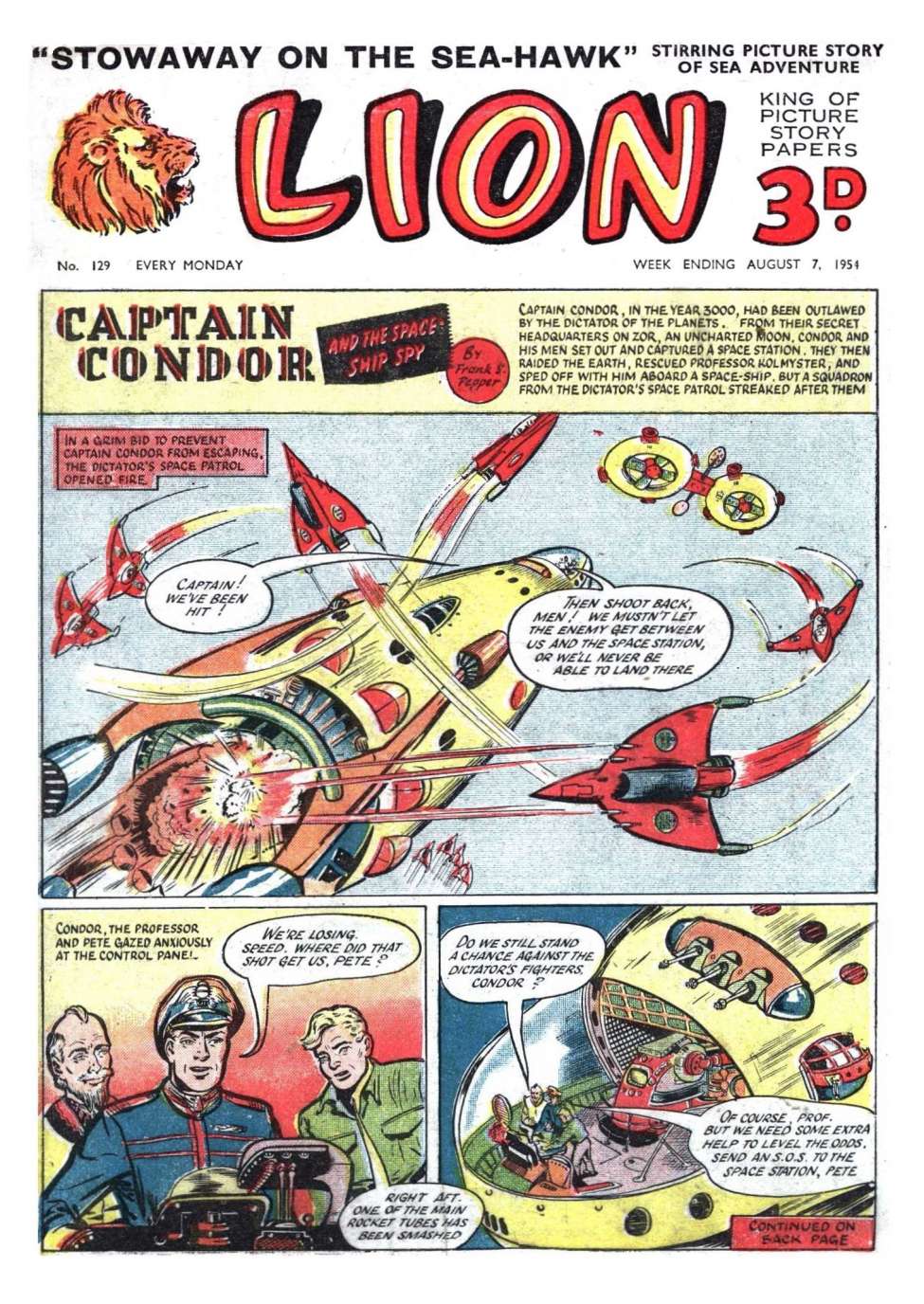 Comic Book Cover For Lion 129