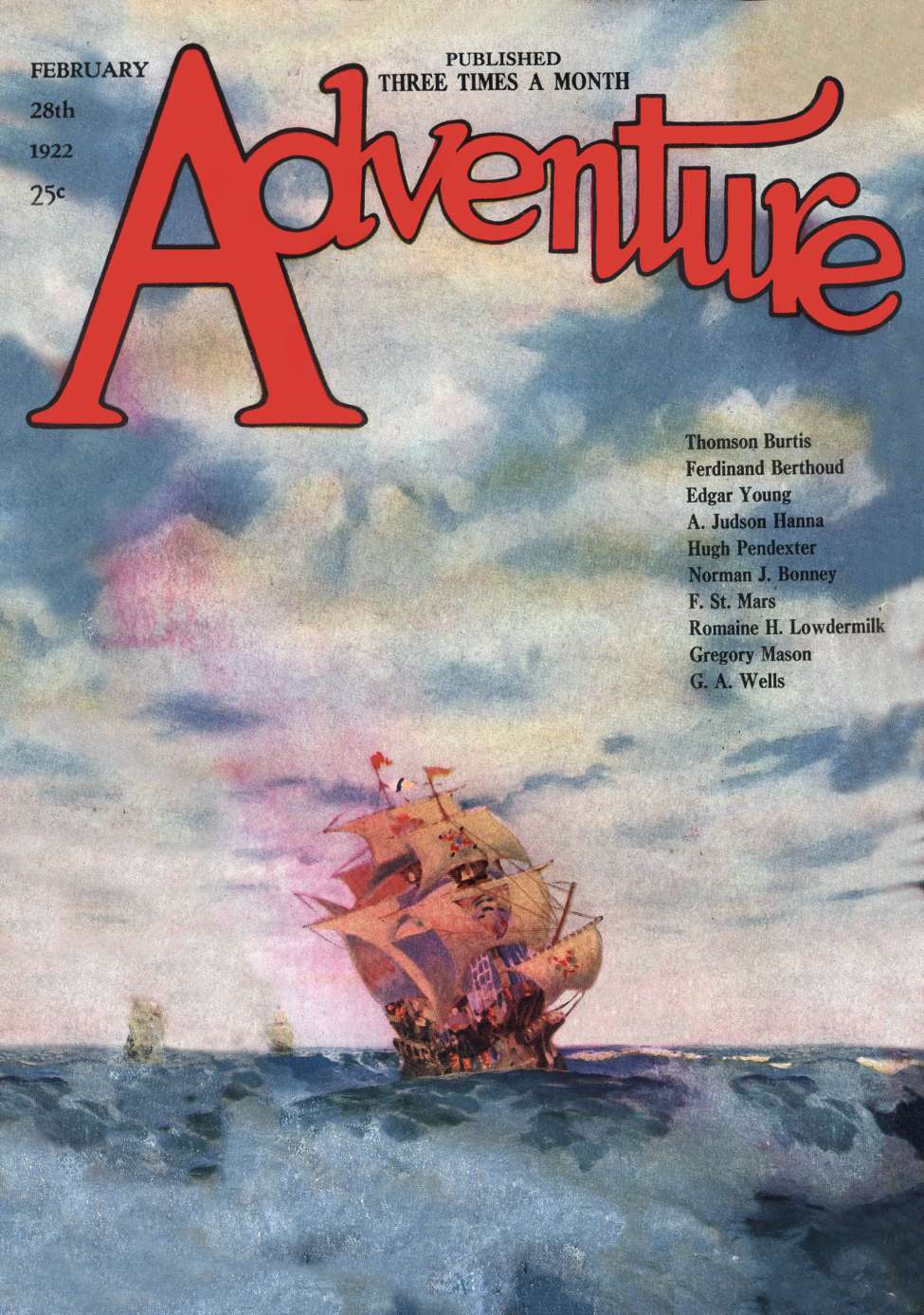 Comic Book Cover For Adventure v33 3