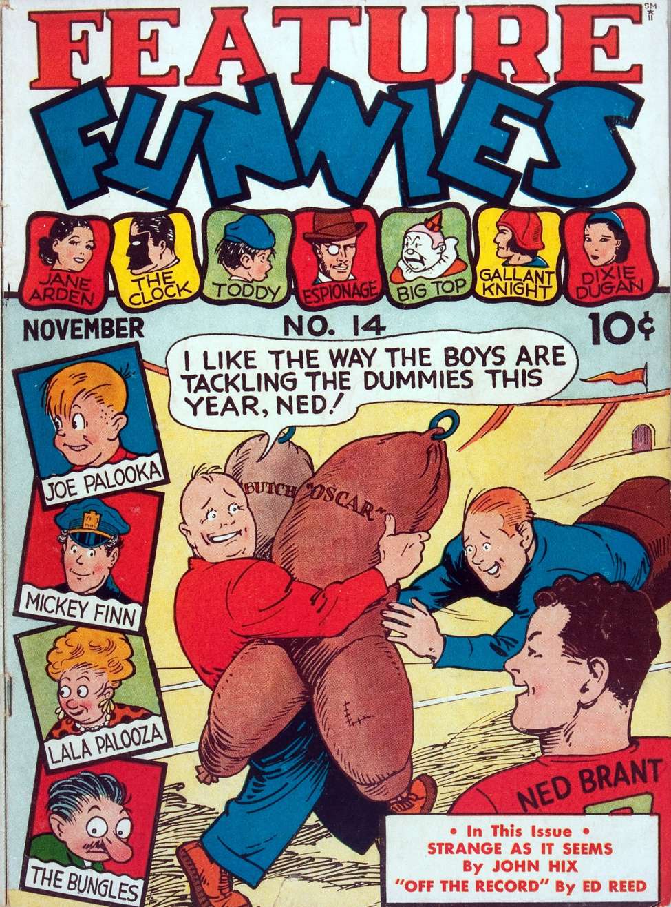 Comic Book Cover For Feature Funnies 14 (paper/11fiche)