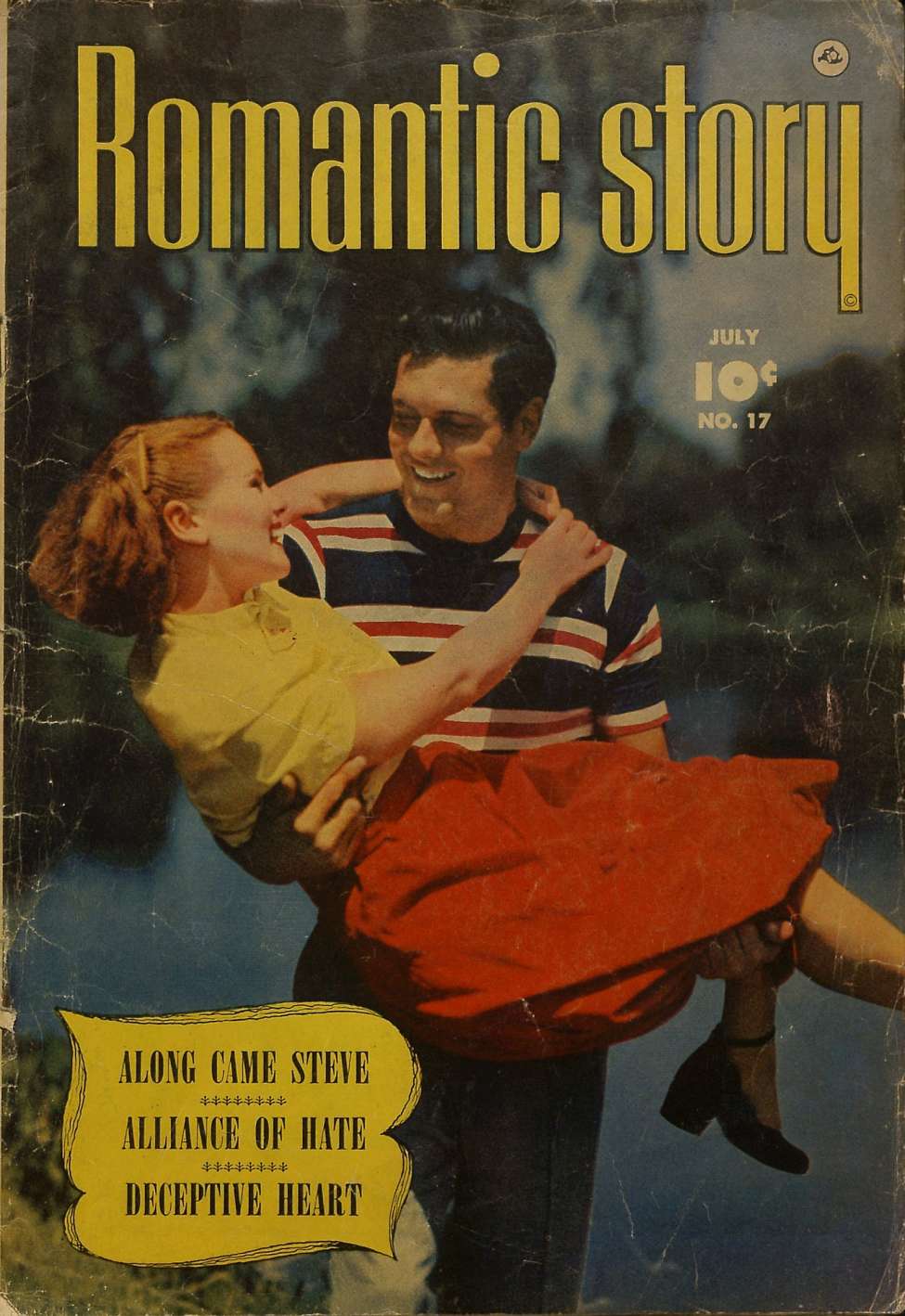 Comic Book Cover For Romantic Story 17