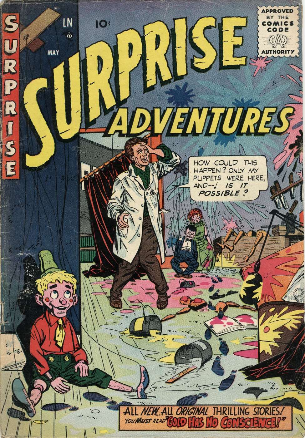 Comic Book Cover For Surprise Adventures 4