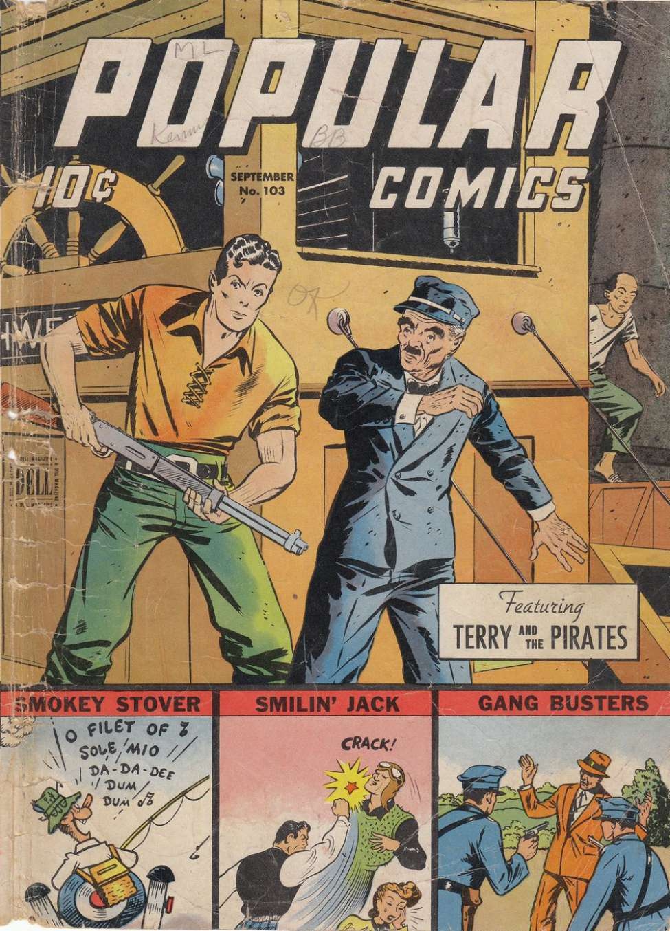 Comic Book Cover For Popular Comics 103