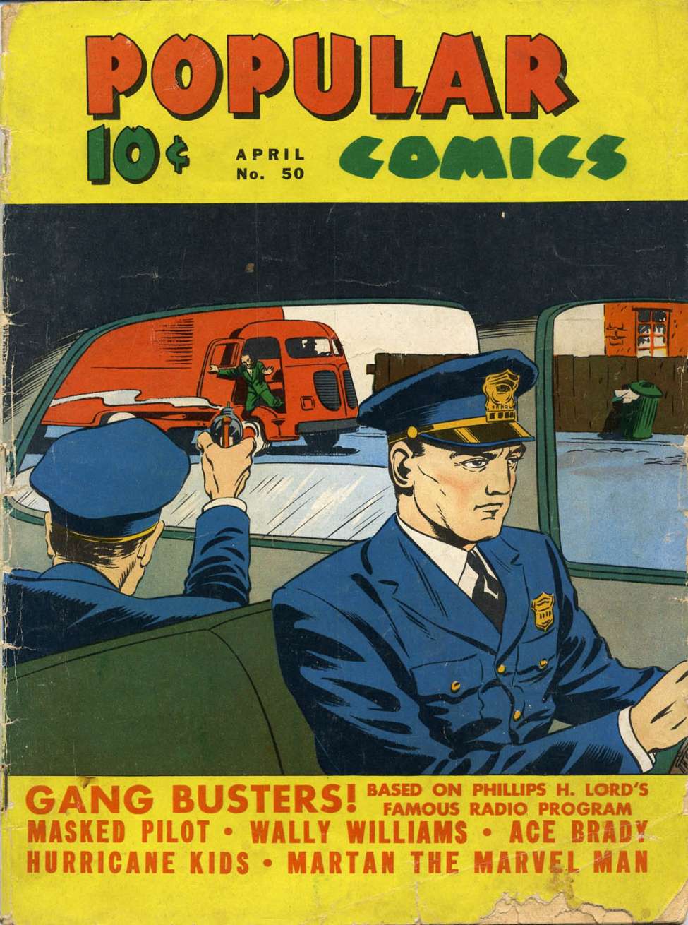 Comic Book Cover For Popular Comics 50