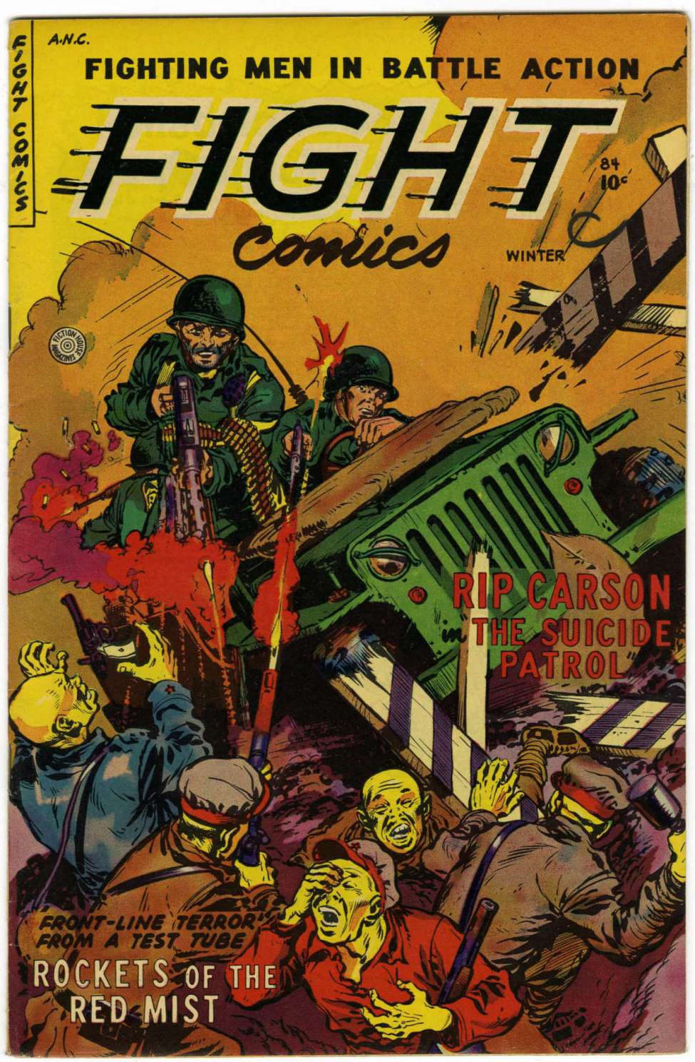 Comic Book Cover For Fight Comics 84 - Version 2