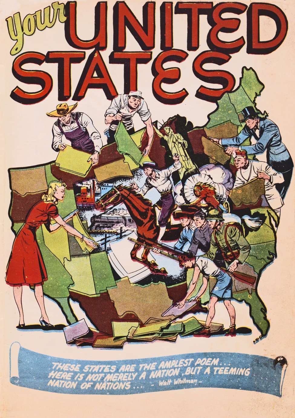 Comic Book Cover For Your United States - Version 2
