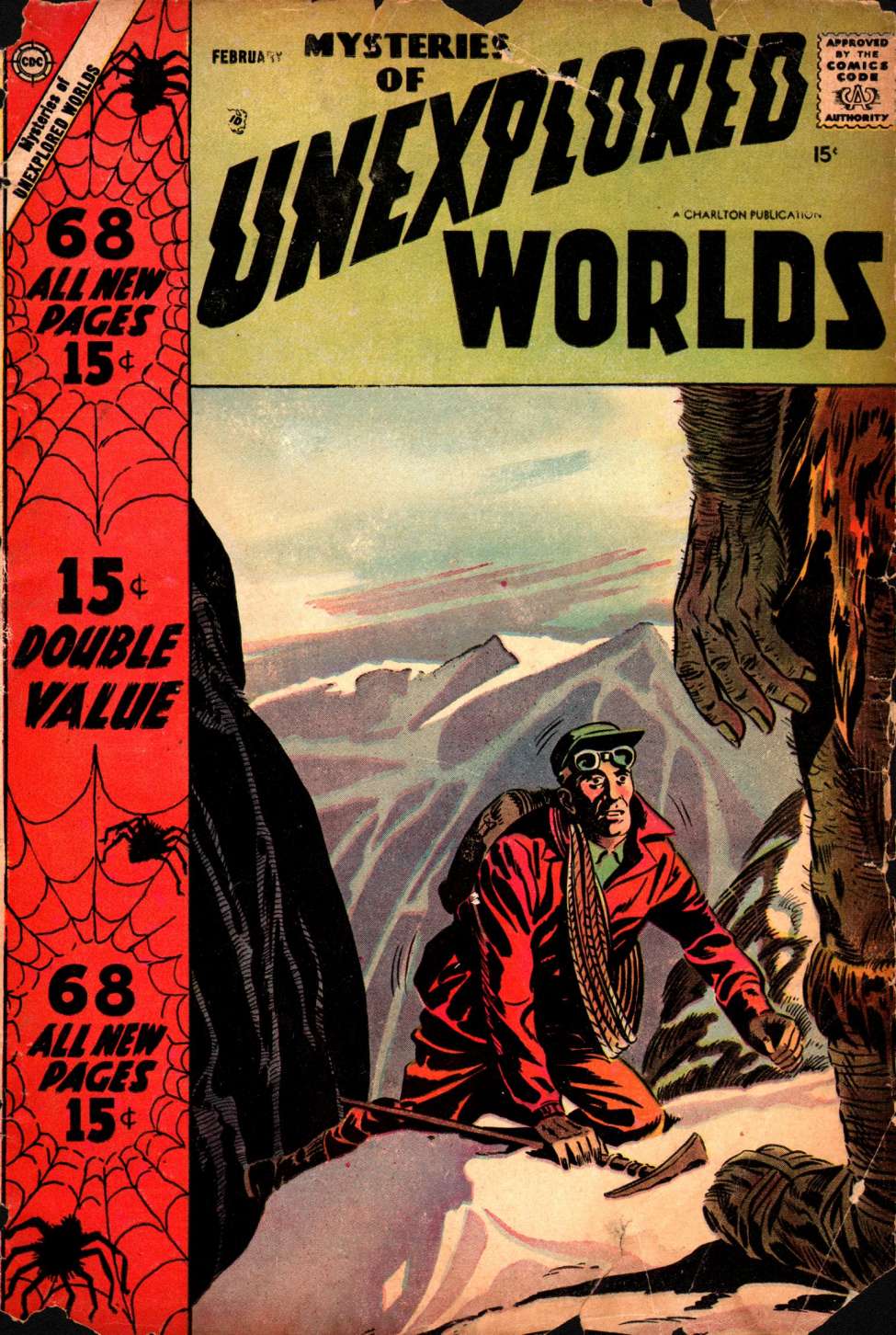 Comic Book Cover For Mysteries of Unexplored Worlds 7