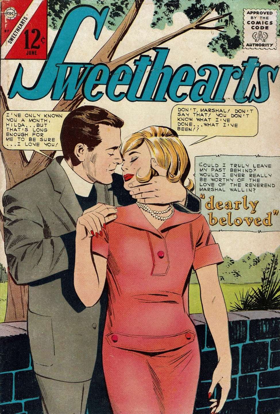 Comic Book Cover For Sweethearts 87