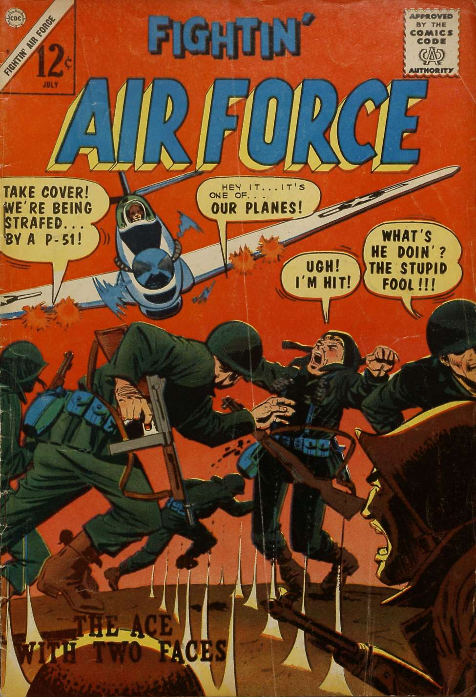 Comic Book Cover For FIghtin' Air Force 49 (alt) - Version 2
