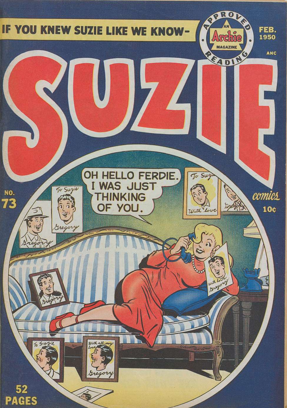 Book Cover For Suzie Comics 73