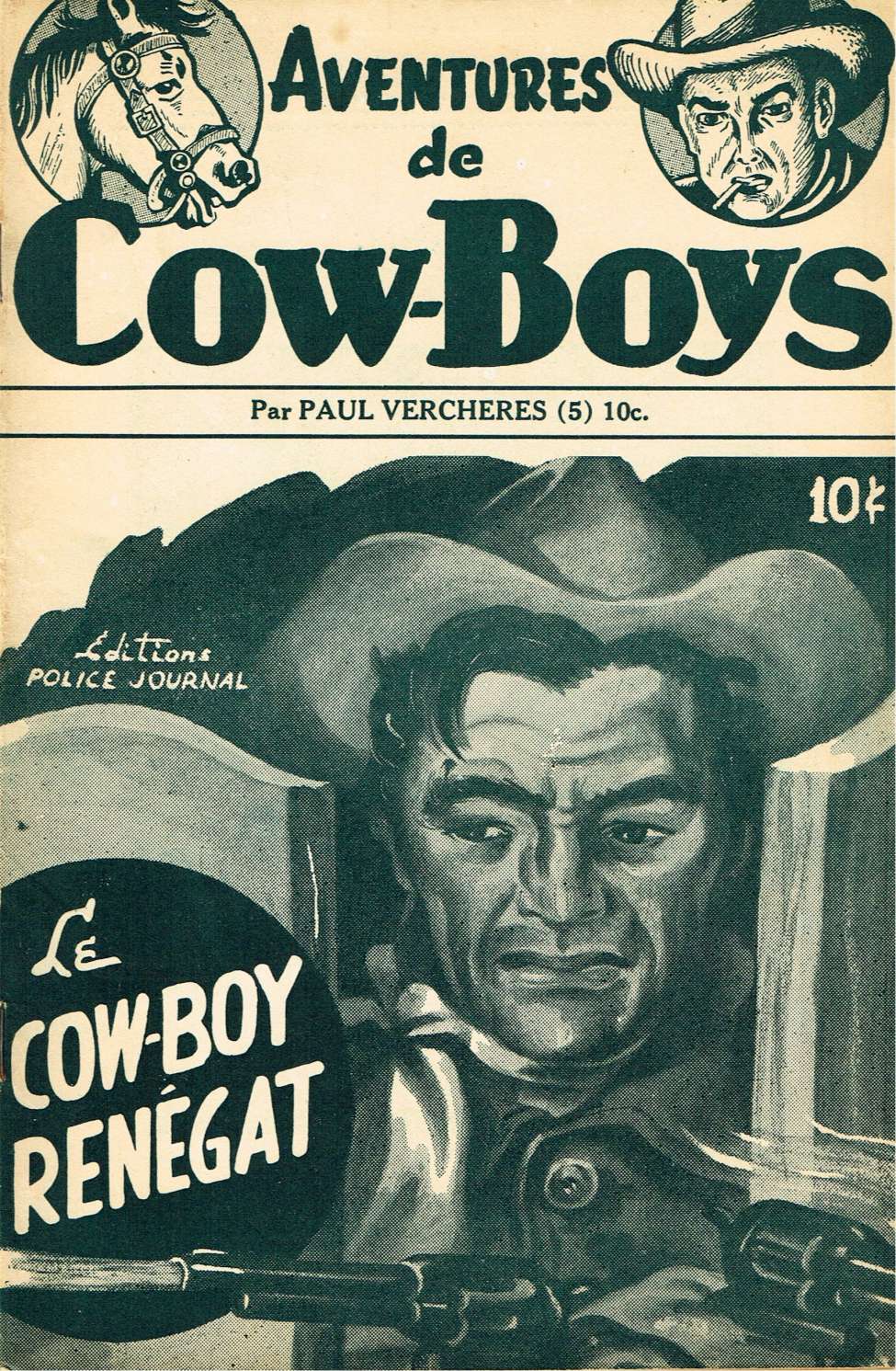 Comic Book Cover For Aventures de Cow-Boys 5 - Le cow-boy renégat