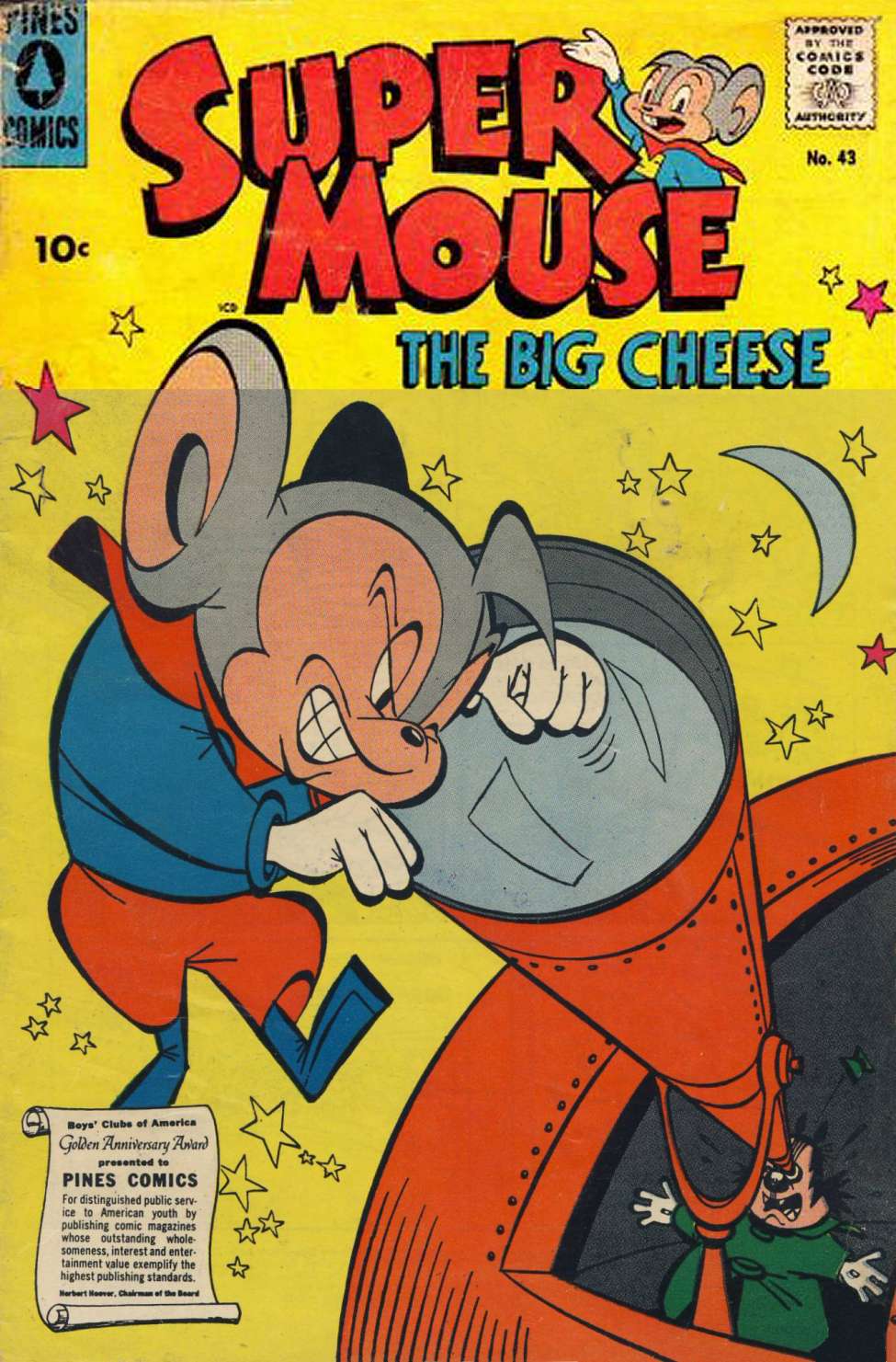 Comic Book Cover For Supermouse 43 - Version 1