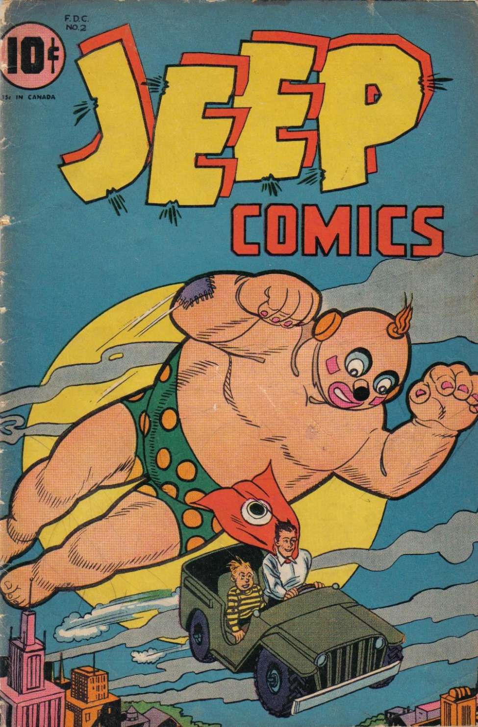 Comic Book Cover For Jeep Comics 2