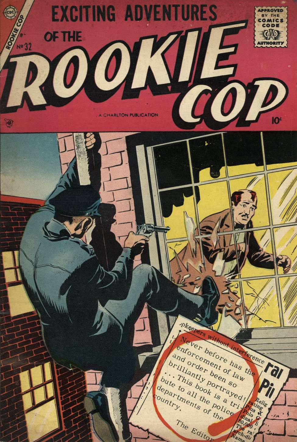 Comic Book Cover For Rookie Cop 32