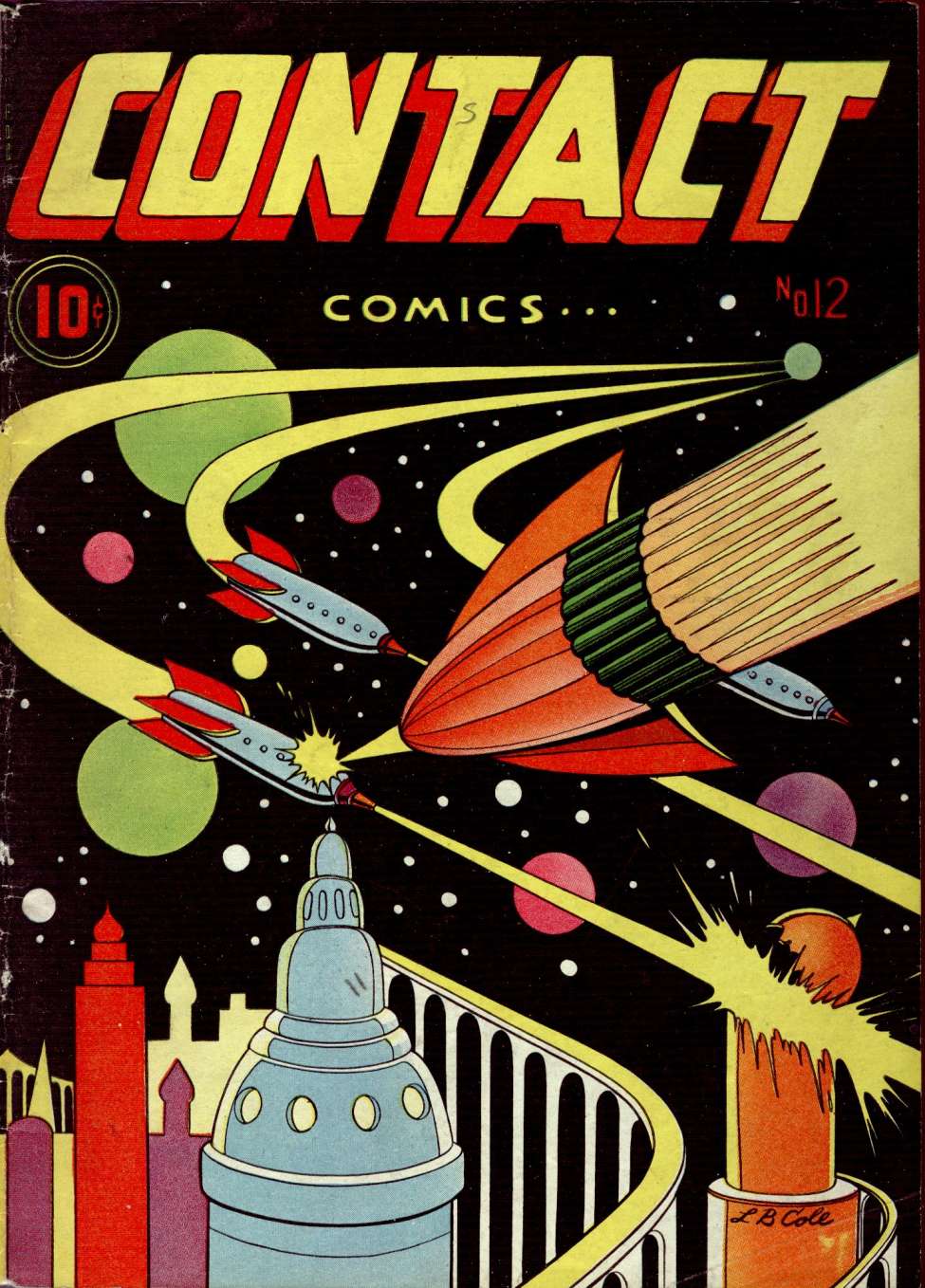 Comic Book Cover For Contact Comics 12