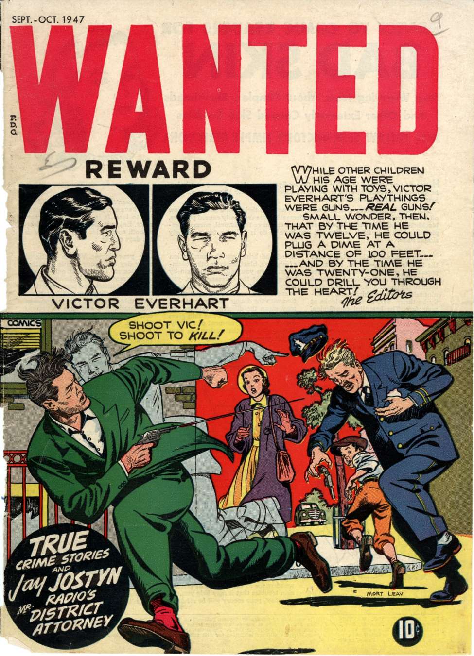 Book Cover For Wanted Comics 9