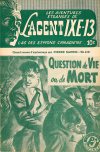 Cover For L'Agent IXE-13 v2 413 - Questions de vie ou de mort