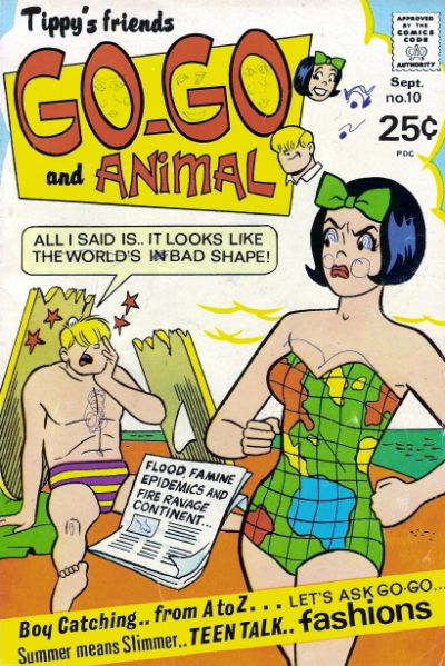 Comic Book Cover For Tippy's Friends Go-Go and Animal 10 (inc)
