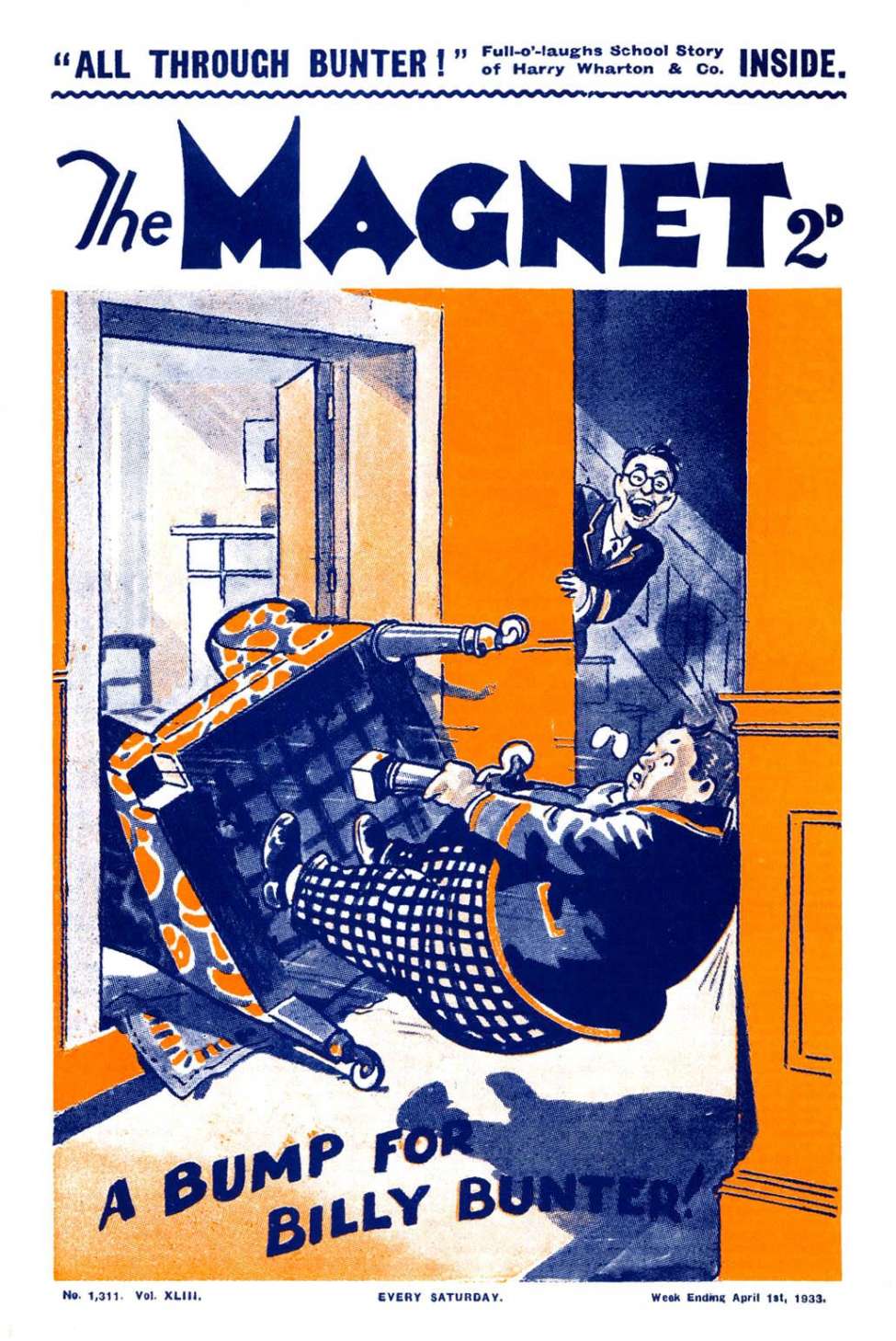 Book Cover For The Magnet 1311 - All Through Bunter!