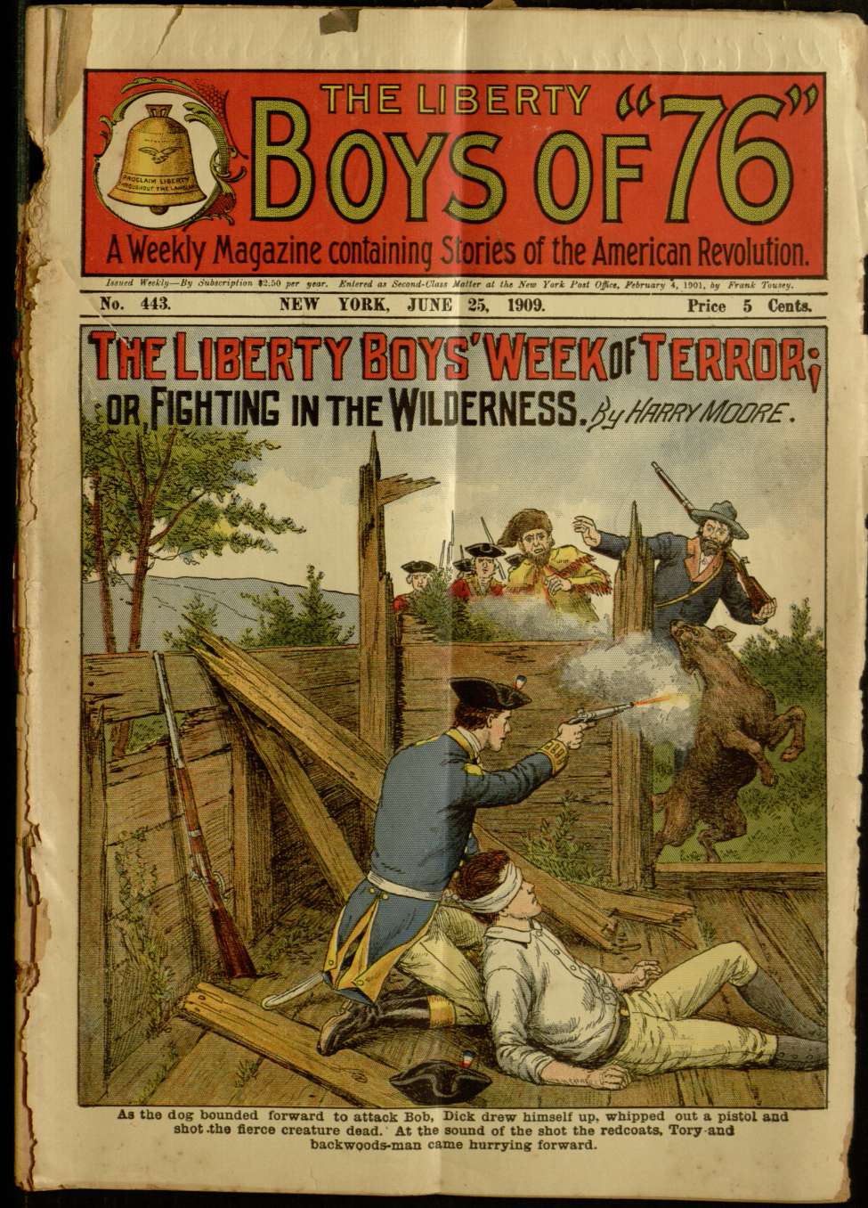 Book Cover For The Liberty Boys of 76 443 - The Liberty Boys' Week of Terror