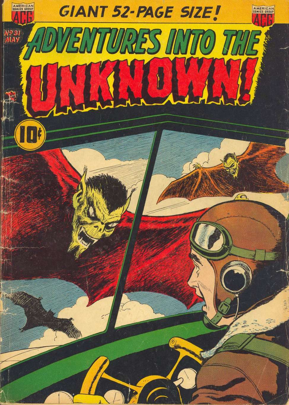 Comic Book Cover For Adventures into the Unknown 31