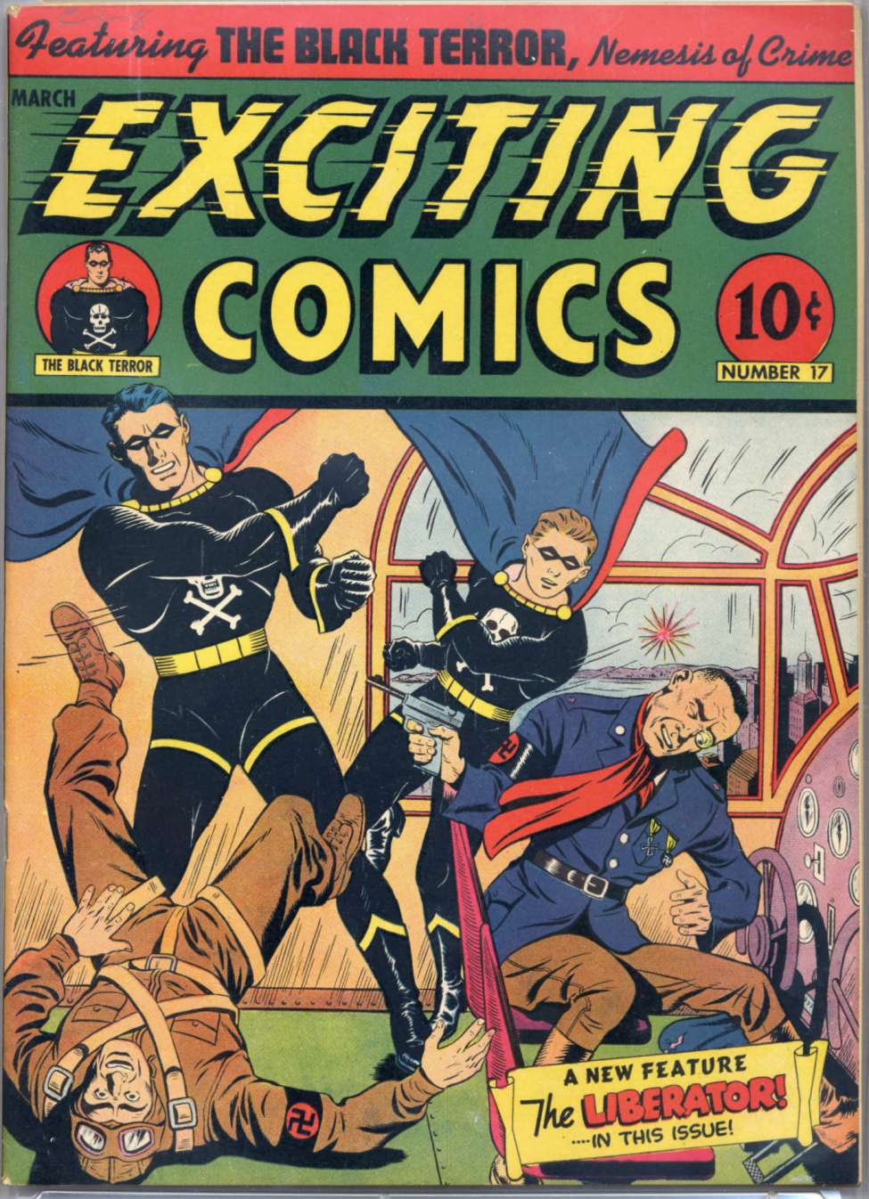Comic Book Cover For Exciting Comics 17 (paper/2fiche) - Version 2