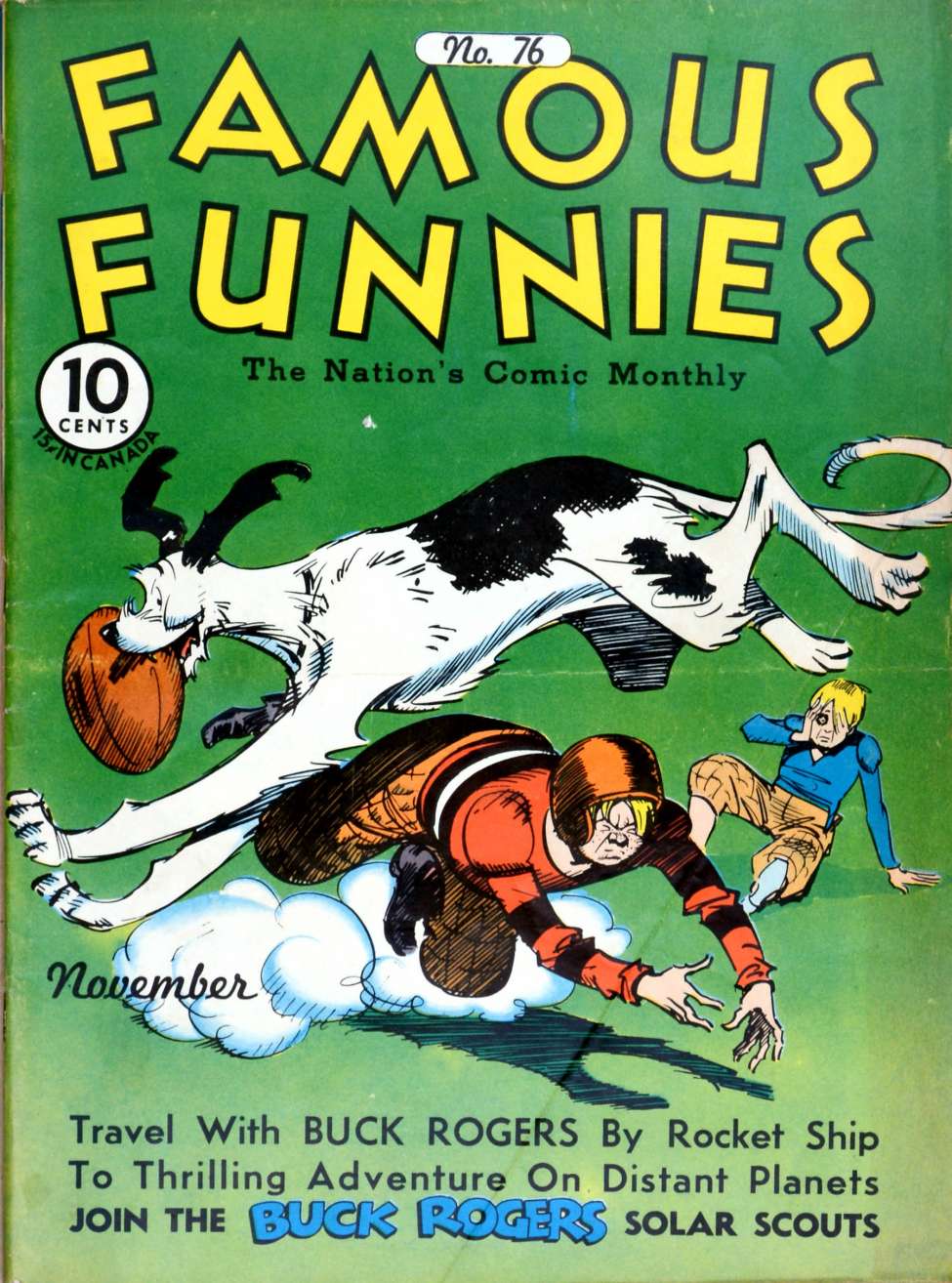 Comic Book Cover For Famous Funnies 76