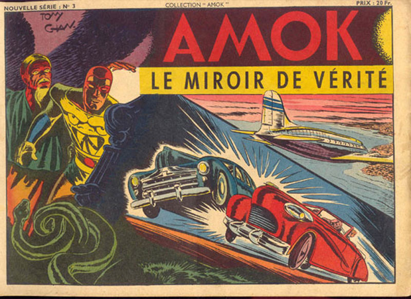 Comic Book Cover For Amok 3 - Le Miroir de Vérité