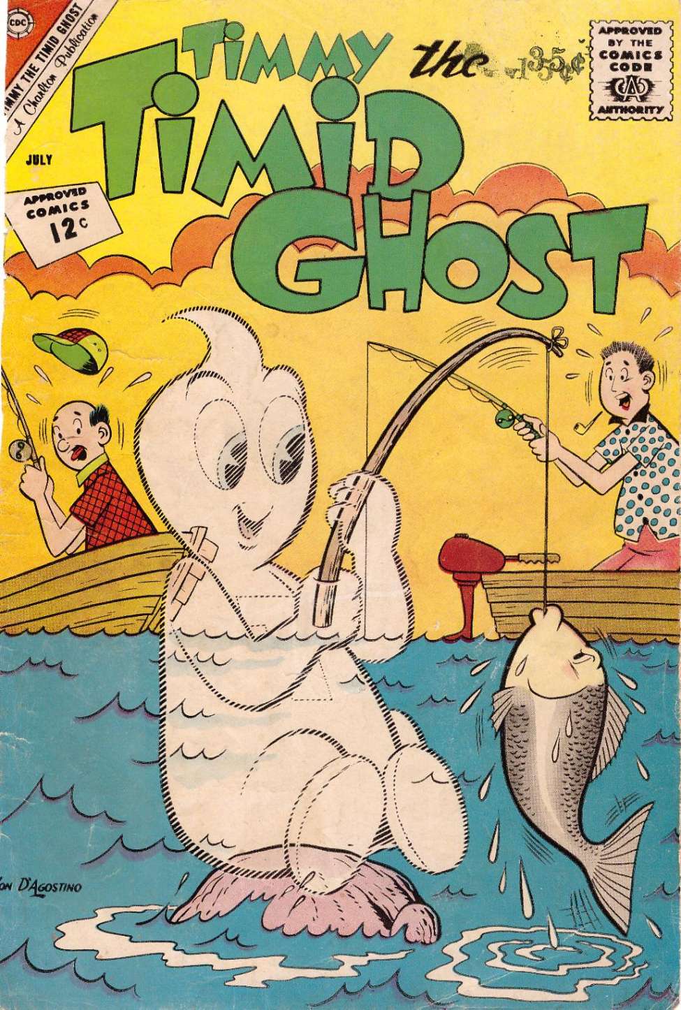 Comic Book Cover For Timmy the Timid Ghost 33