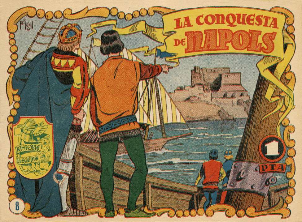 Comic Book Cover For Història i llegenda 8 - La conquesta de Napols