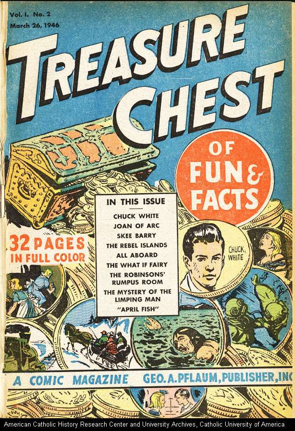 Comic Book Cover For Treasure Chest of Fun and Fact v1 2