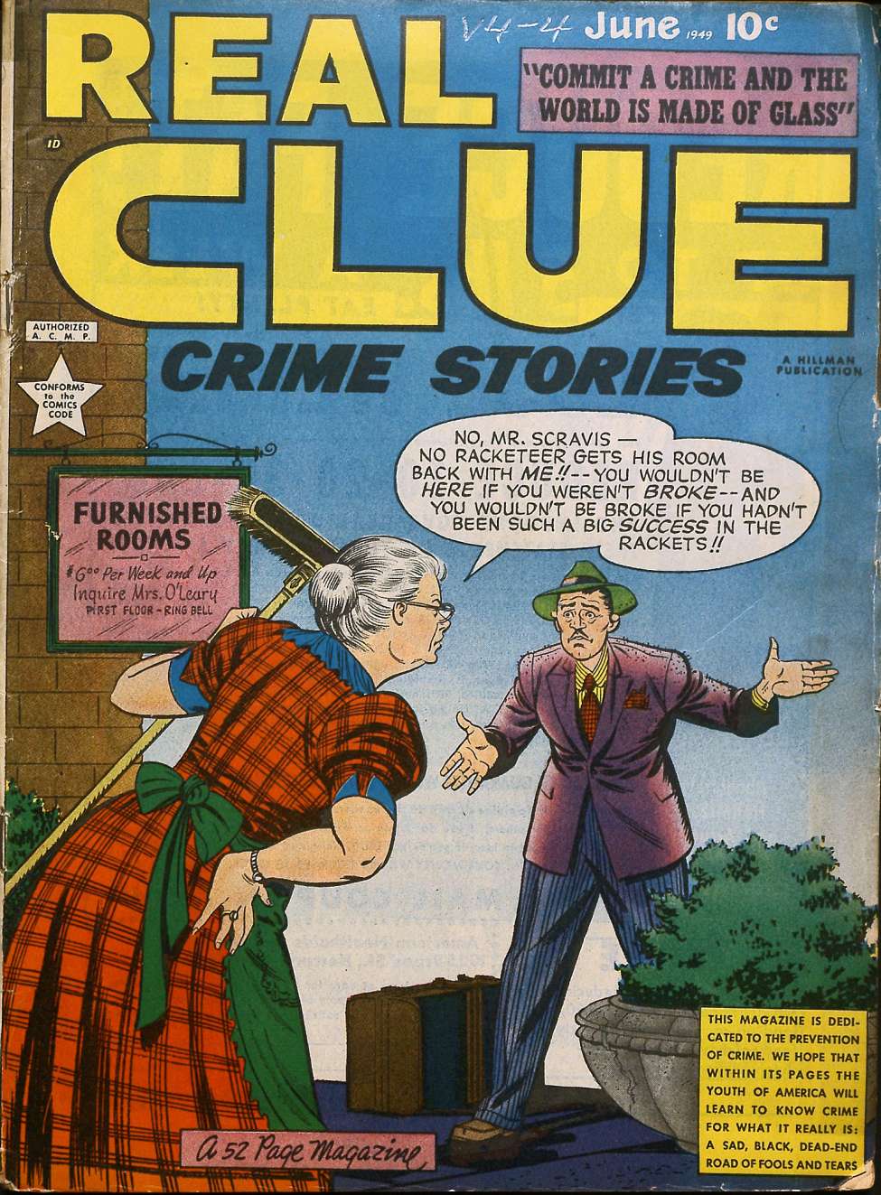 Book Cover For Real Clue Crime Stories v4 4