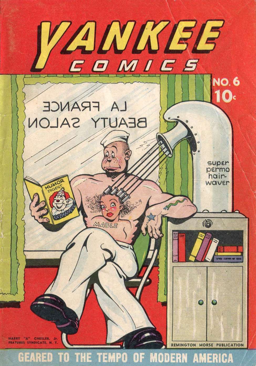 Comic Book Cover For Yankee Comics 6