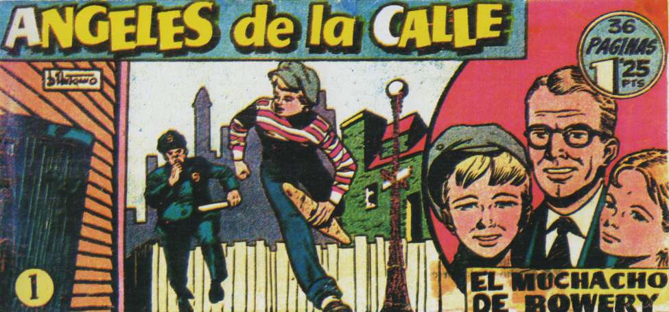 Comic Book Cover For Ángeles de La Calle 1 - El Muchacho De Bowery